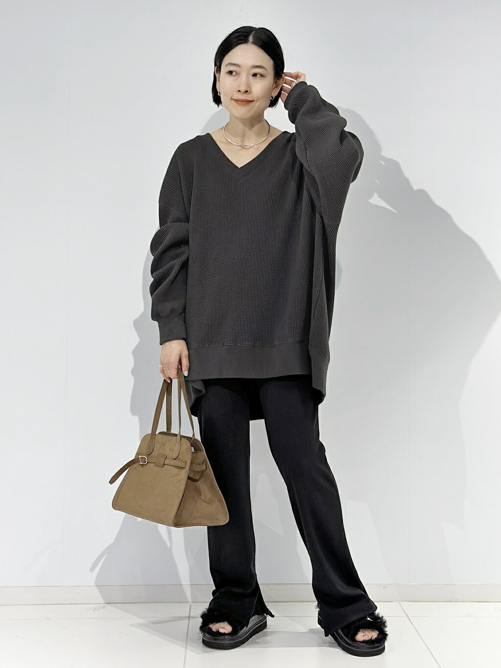 AP STUDIO - GOOD ROCK SPEED 別注Vneck thermal Pulloverの+mysticrose.uk