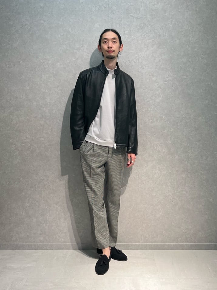 UNITED ARROWS green label relaxingのレザー ジャケット ブルゾンを