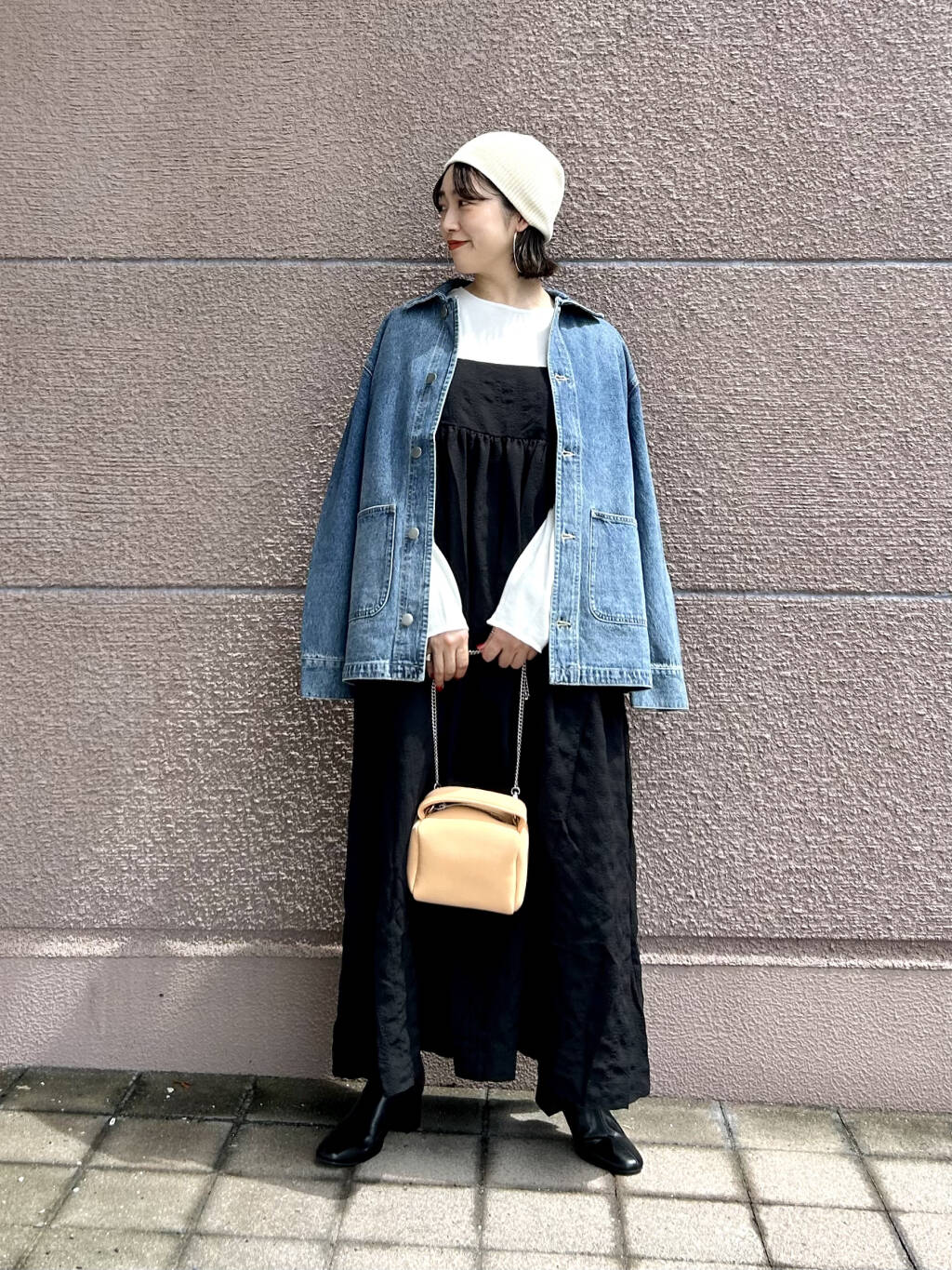 URBAN RESEARCH ITEMSのリブニットビーニーを使ったコーディネートを紹介します。｜Rakuten Fashion(楽天ファッション／旧楽天ブランドアベニュー)2965918