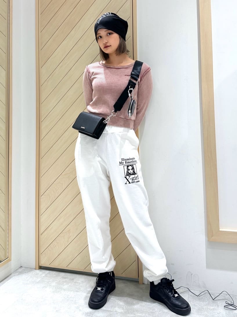 X-girlのMY EMOTIONS SWEAT PANTS パンツ X-girlを使った