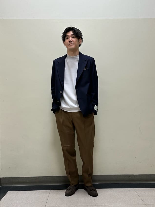 UNITED ARROWS green label relaxingのGLR CLOTH ネイビー 3B ブレザー