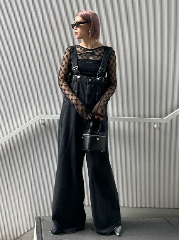PRANK PROJECTのオーバーウエスト2WAYサロペット / Loose Waist Two-way Salopette Pantsを使ったコーディネートを紹介します。｜Rakuten Fashion(楽天ファッション／旧楽天ブランドアベニュー)2981693