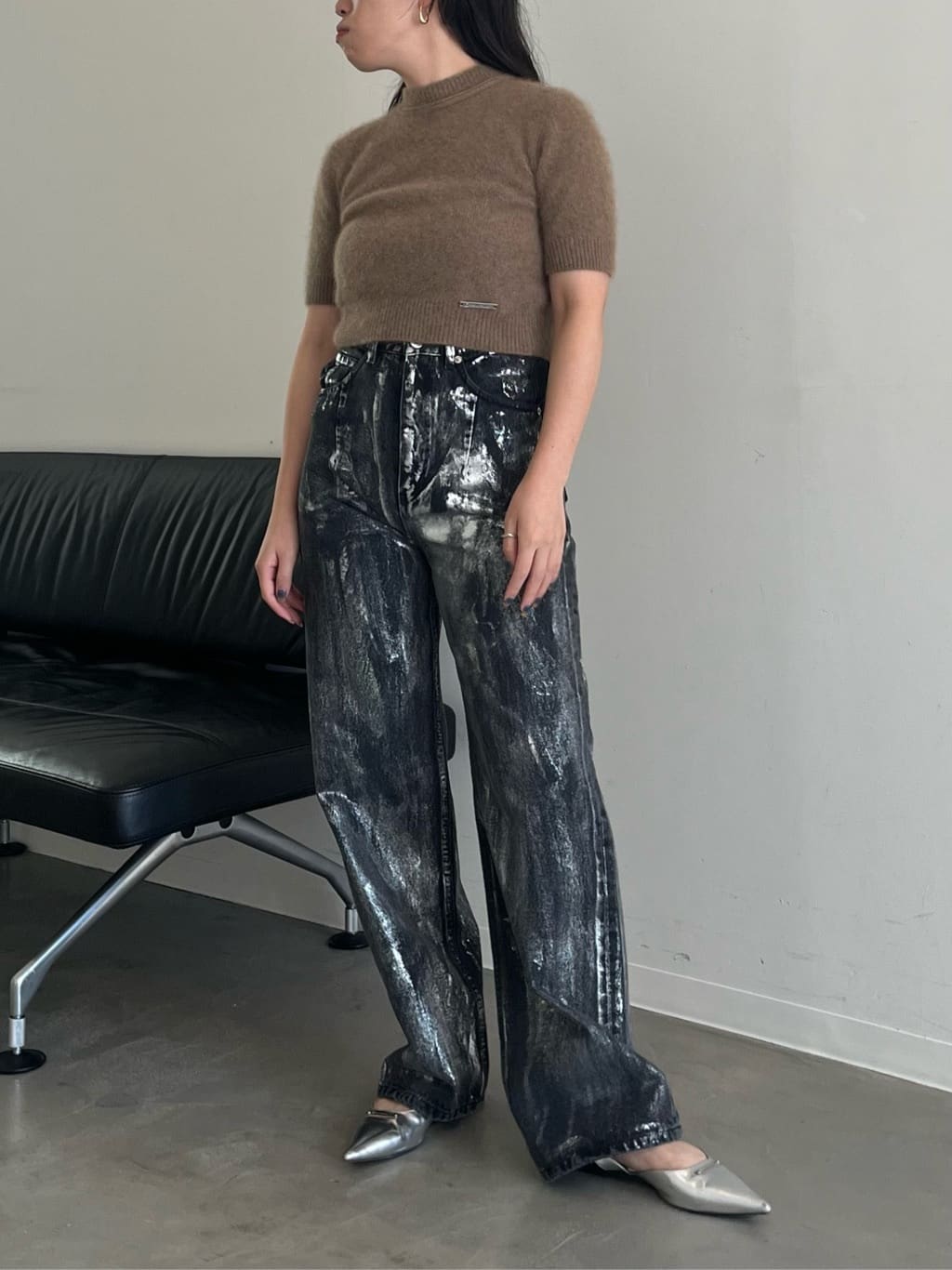 PRANK PROJECTのポインテッドフラットパンプス / Pointed Flat Pumpsを使ったコーディネートを紹介します。｜Rakuten Fashion(楽天ファッション／旧楽天ブランドアベニュー)2981697