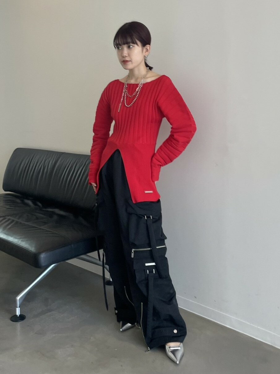 PRANK PROJECTのラウンドリブニット / Round Rib Knitを使ったコーディネートを紹介します。｜Rakuten Fashion(楽天ファッション／旧楽天ブランドアベニュー)2981624