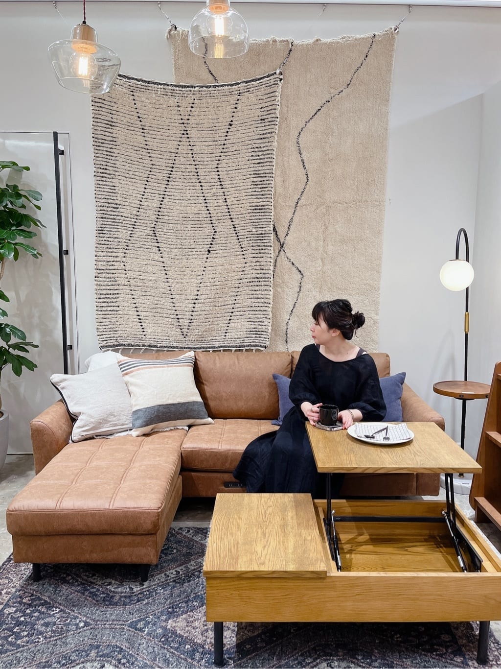 journal standard FurnitureのBRENTWOOD RUG 140x200 ブレントウッド ラグを使ったコーディネートを紹介します。｜Rakuten Fashion(楽天ファッション／旧楽天ブランドアベニュー)2997716
