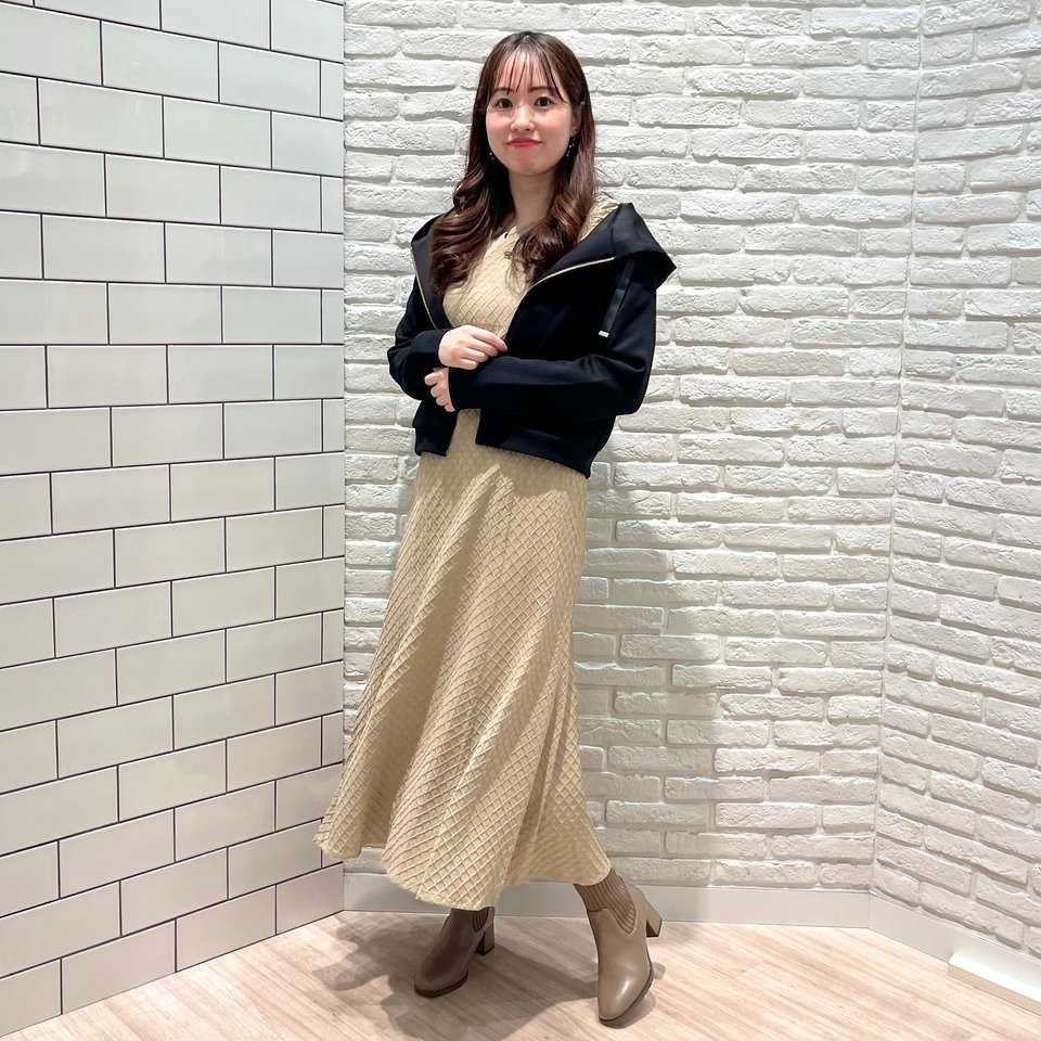 MISCH MASCH | ダイヤ柄フクレジャガードワンピース | Rakuten Fashion