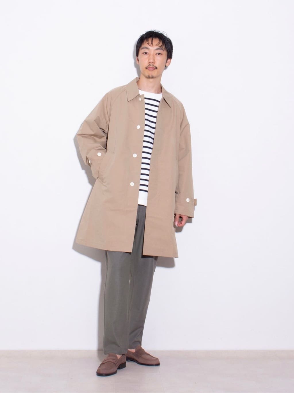 FREDY & GLOSTERの【GLOSTER/グロスター】60/40 ステンカラーコート