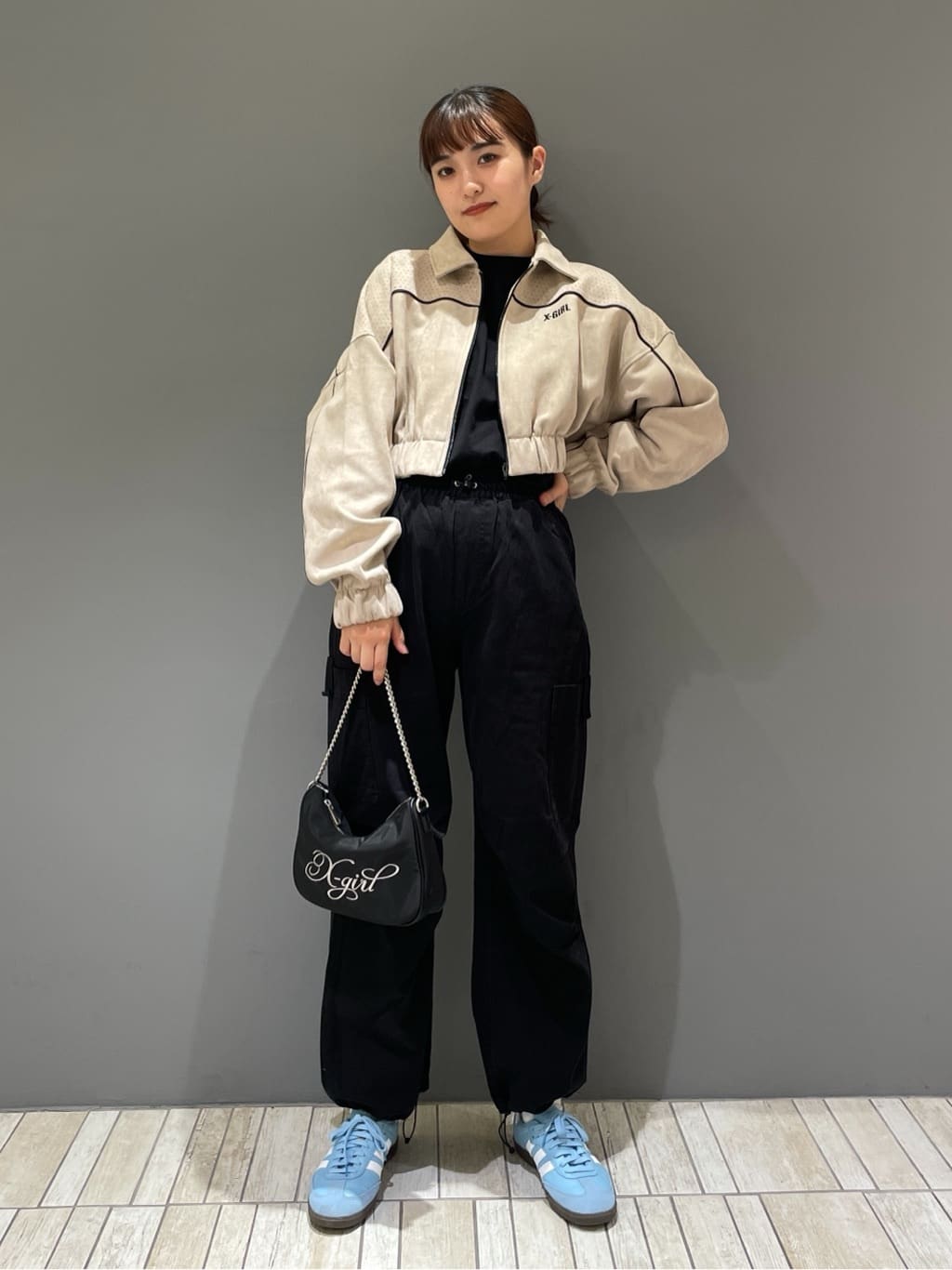 FAUX SUEDE SHIRT シャツ X-girl-