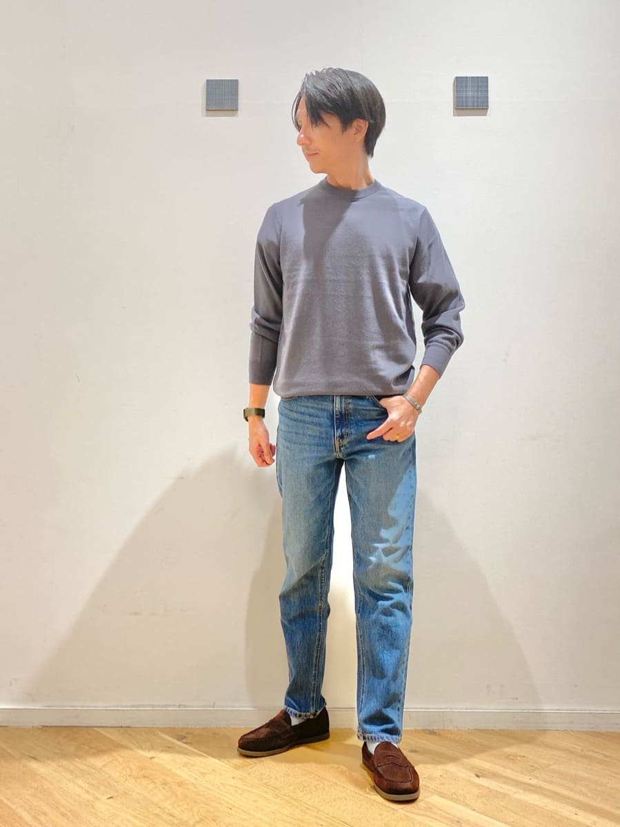UNITED ARROWS green label relaxingの120s テンジク クルーネック