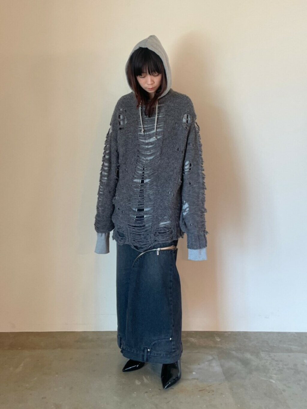 PRANK PROJECTのポインテッドトゥショートブーツ / Pointed-toe Short Bootsを使ったコーディネートを紹介します。｜Rakuten Fashion(楽天ファッション／旧楽天ブランドアベニュー)3014569