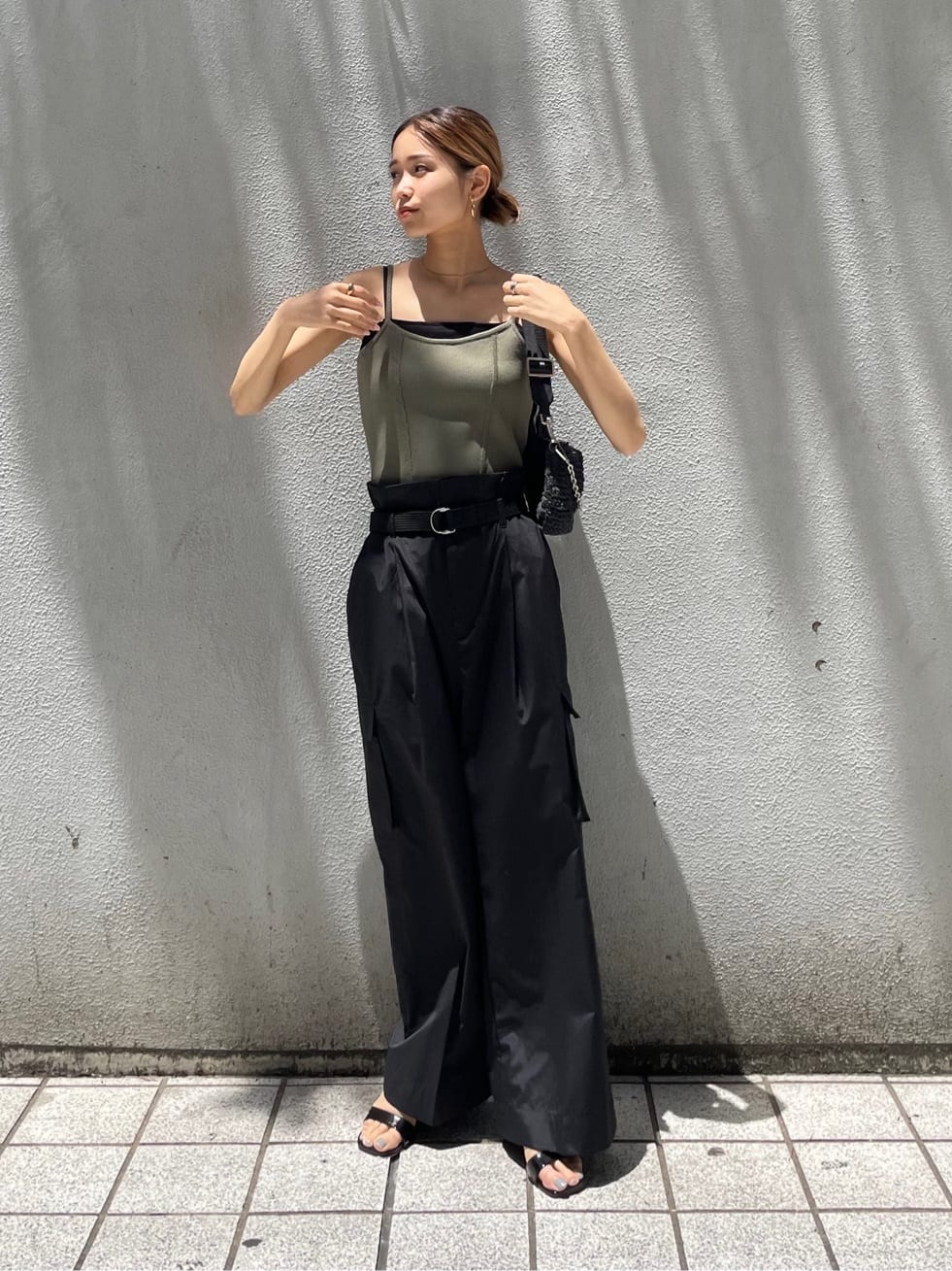 moussyのBELTED WAIST パンツを使ったコーディネート | Rakuten