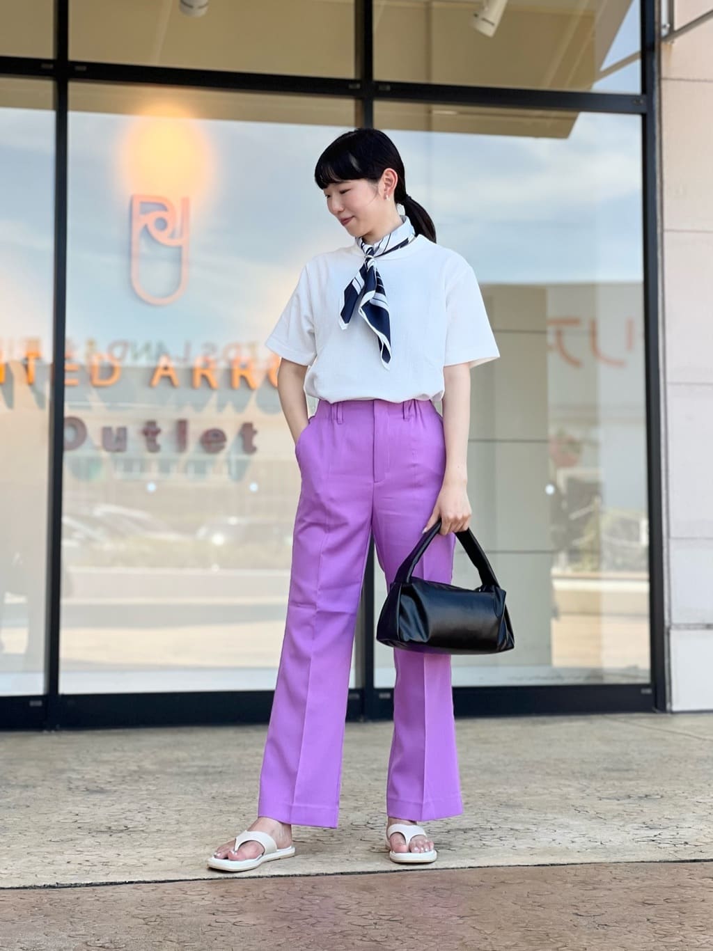 UNITED ARROWS LTD. OUTLETの<CITEN>センタープレス フレアパンツ IIを