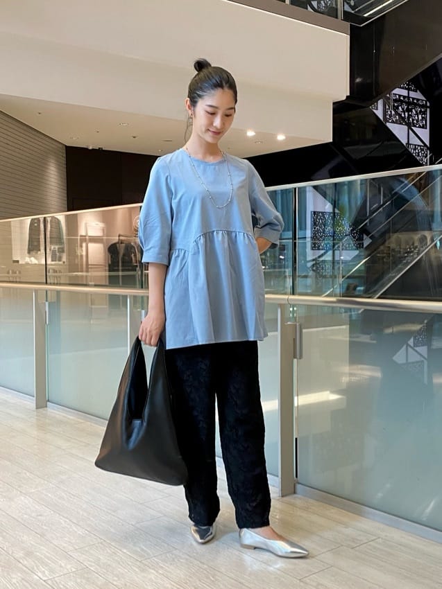UNITED ARROWS green label relaxingのナロウ スクエア ソフトフラット