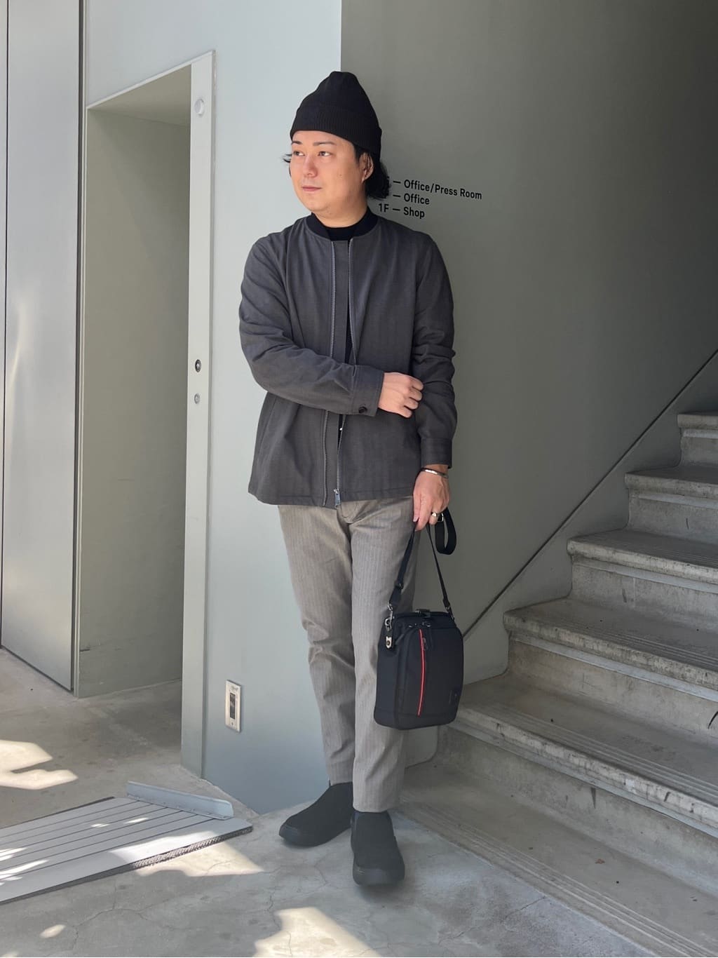 TAKEO KIKUCHIのマルデオリ ウールブレンド ヘリンボーン ブルゾンを使ったコーディネートを紹介します。｜Rakuten Fashion(楽天ファッション／旧楽天ブランドアベニュー)3049306