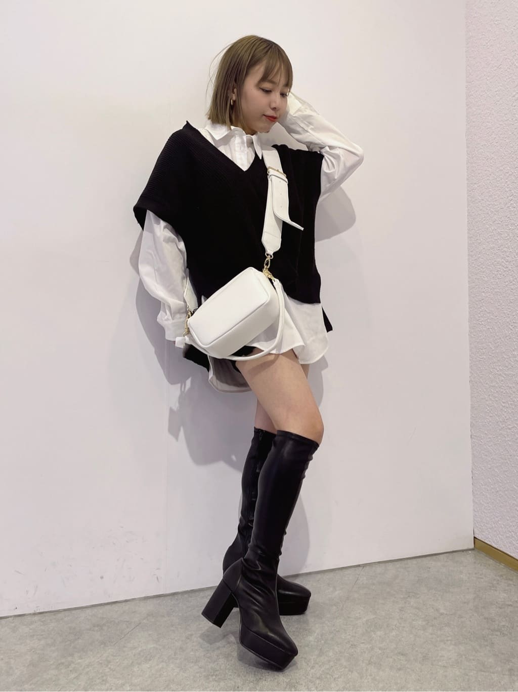 ESPERANZAの太ベルト2WAYBOXショルダーを使ったコーディネートを紹介します。｜Rakuten Fashion(楽天ファッション／旧楽天ブランドアベニュー)3055169