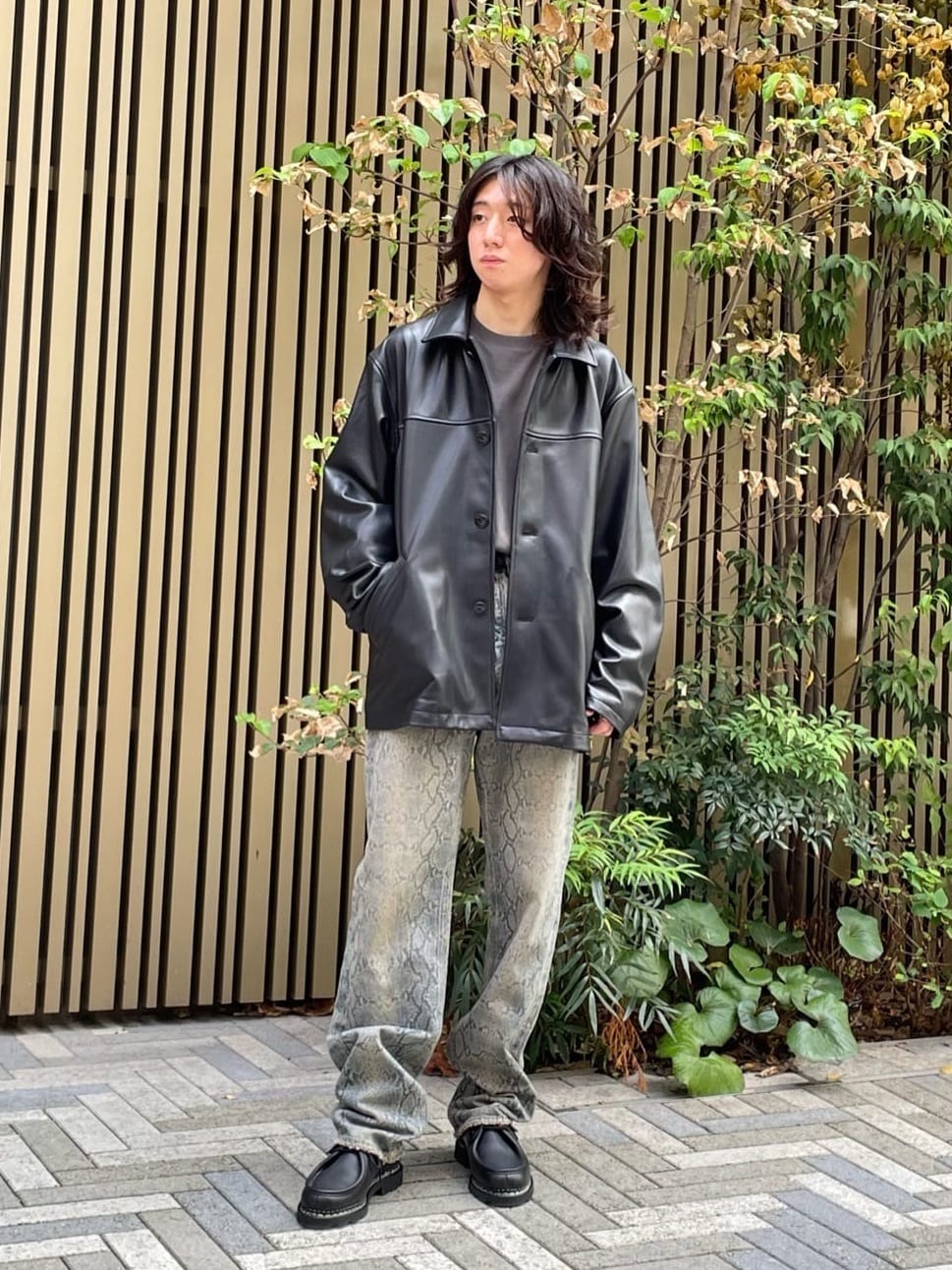 417 EDIFICEのSHEEP LEATHER JACKET / シープレザー カーコートを使っ