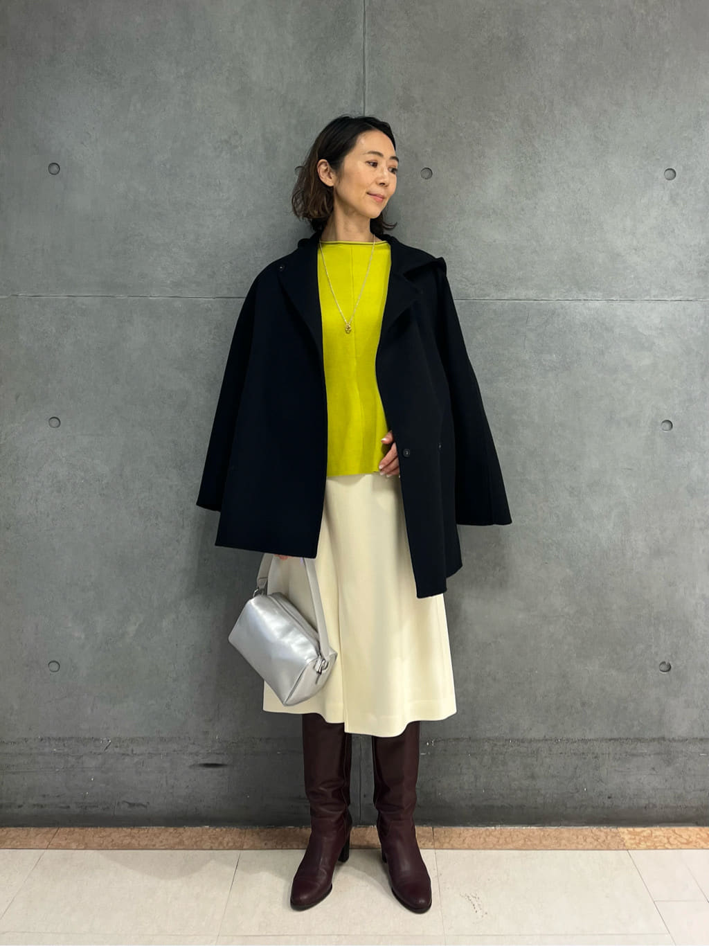 トゥモローランド プレミアムウールリバー フーデッドショートコート