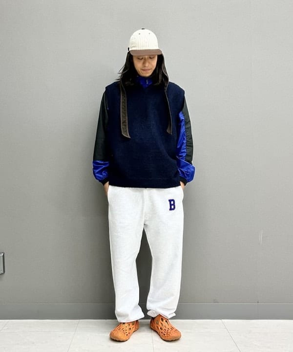 BEAMS MENのBEAMS / Bロゴ スウェットパンツ セットアップを使った