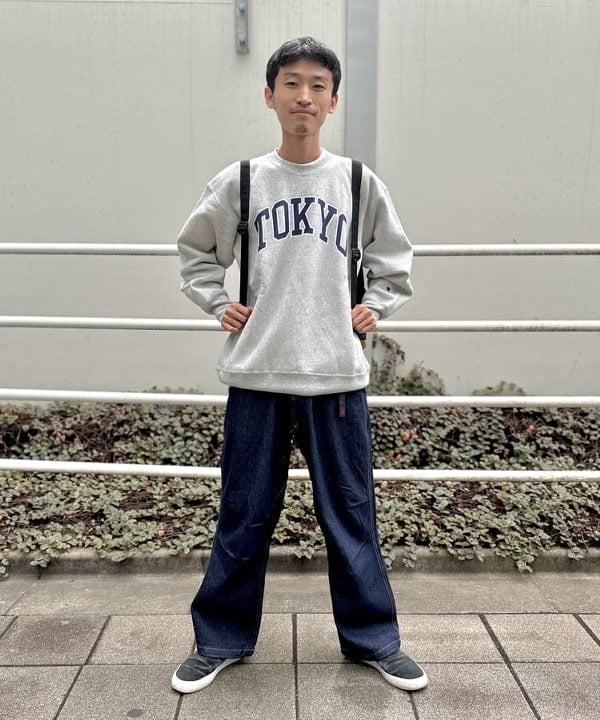 BEAMS MENのChampion * BEAMS / 別注 シティ クルーネック スウェット