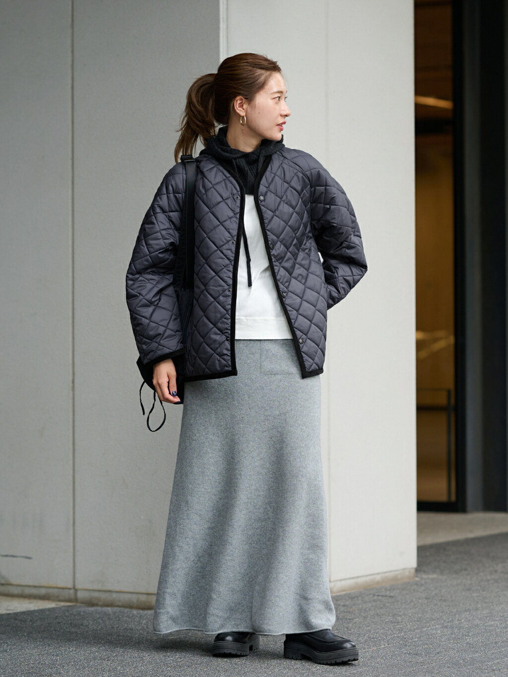 ≪追加≫【LAVENHAM/ラベンハム】別注collarles Jacket-