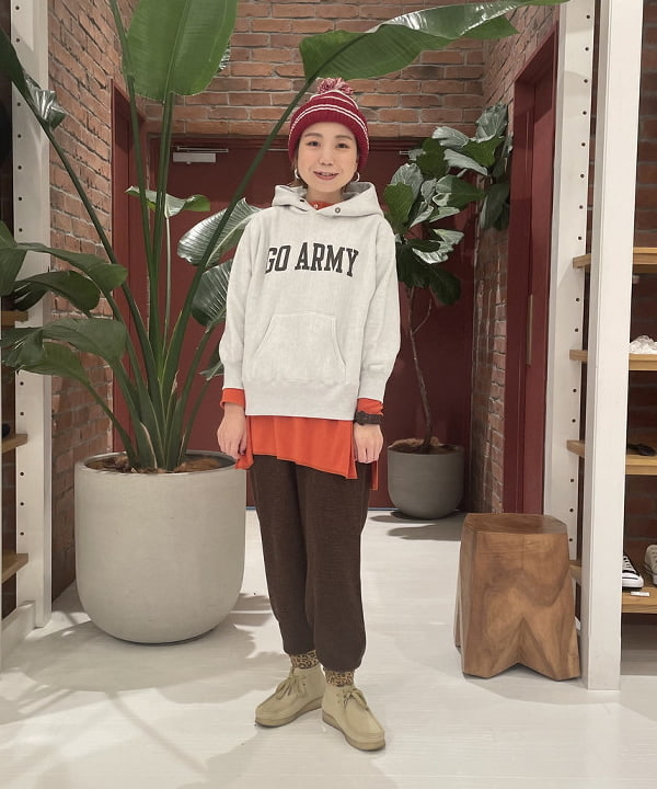 BEAMS WOMENのINFIELDER DESIGN * BEAMS BOY / 別注 ボーダー ポンポン