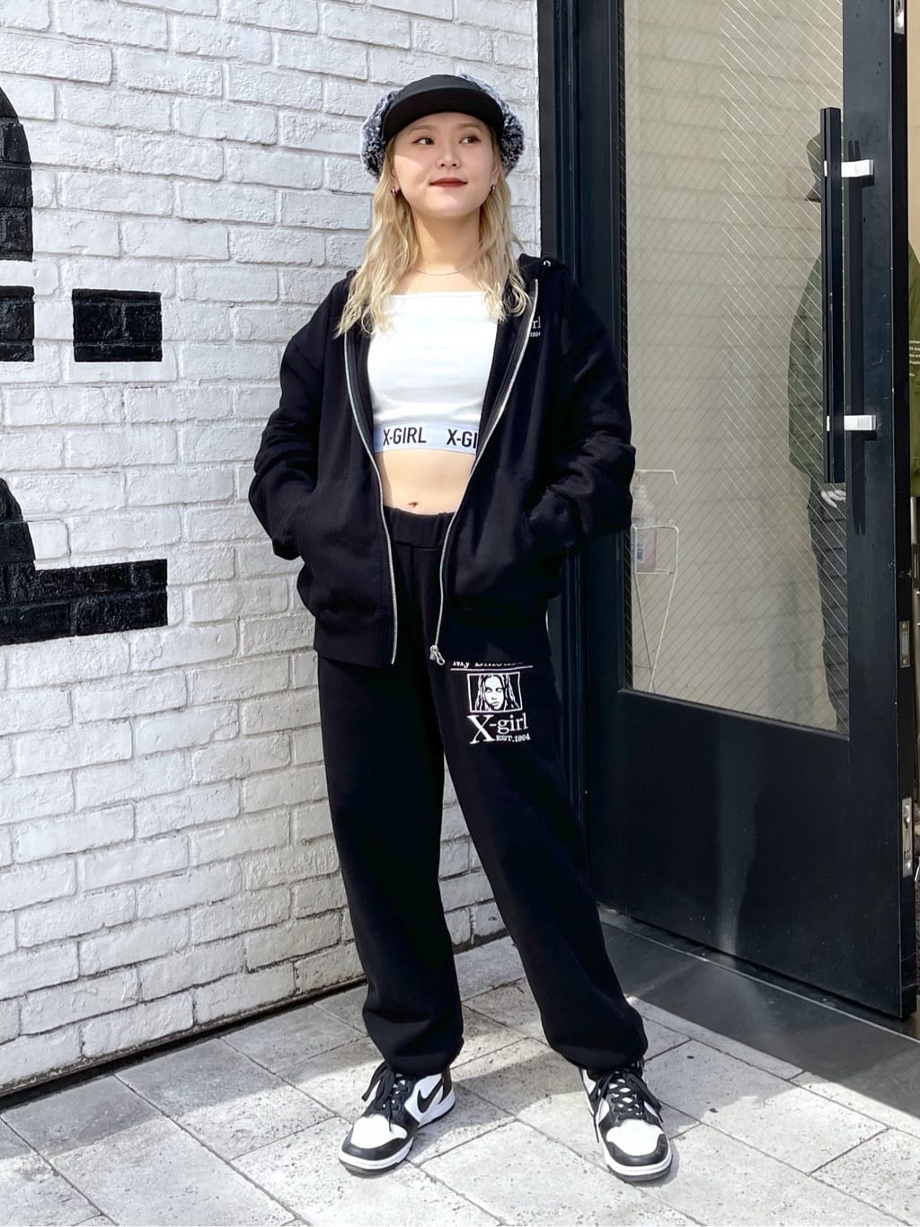 X-girlのMY EMOTIONS SWEAT PANTS パンツ X-girlを使った 