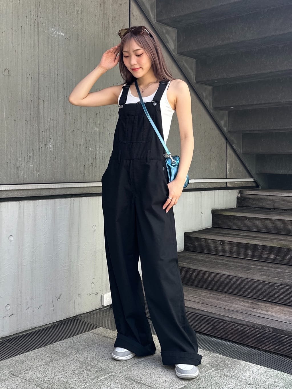 X-girlのLIGHTWEIGHT OVERALLS オーバーオール X-girlを使ったコーディネート | Rakuten  Fashion(楽天ファッション／旧楽天ブランドアベニュー)3105609