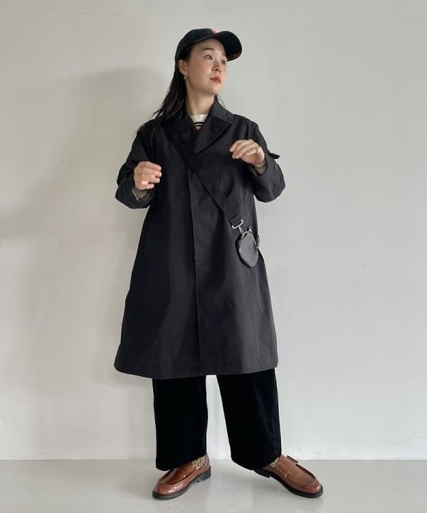 BEAMS WOMENのBEAMS BOY / がま口 ショルダーポーチ クロコを使った