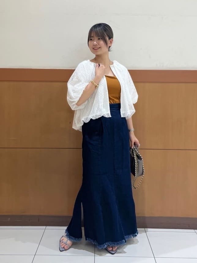 Vinのカラーキャミソールを使ったコーディネートを紹介します。｜Rakuten Fashion(楽天ファッション／旧楽天ブランドアベニュー)3112434