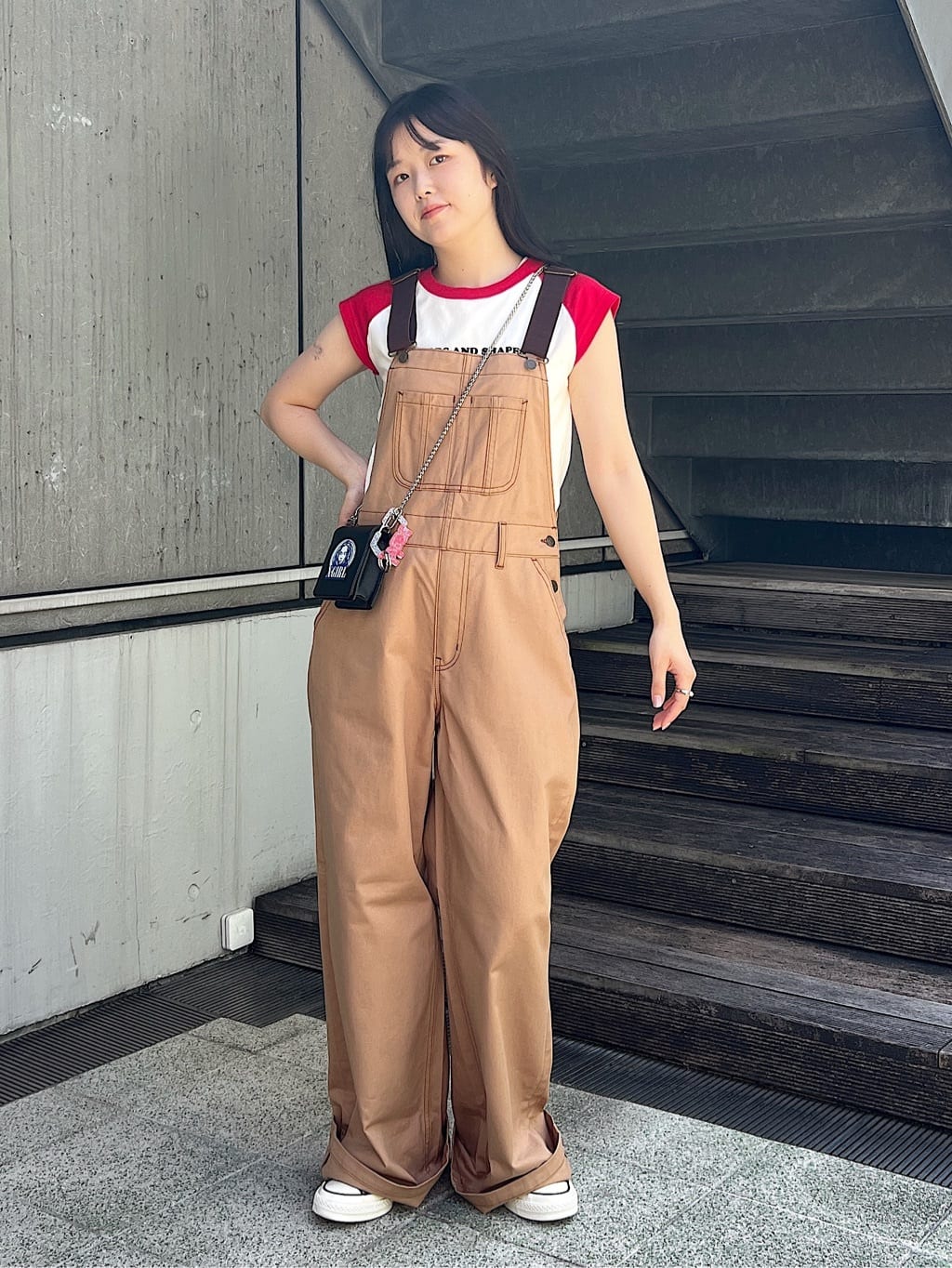 X-girlのLIGHTWEIGHT OVERALLS オーバーオール X-girlを使ったコーディネート | Rakuten  Fashion(楽天ファッション／旧楽天ブランドアベニュー)3113858