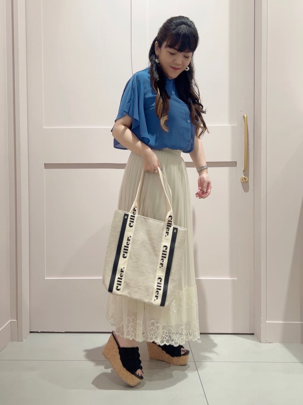 ESPERANZAの高評価レビュー!ロゴテープトートを使ったコーディネートを紹介します。｜Rakuten Fashion(楽天ファッション／旧楽天ブランドアベニュー)3120035