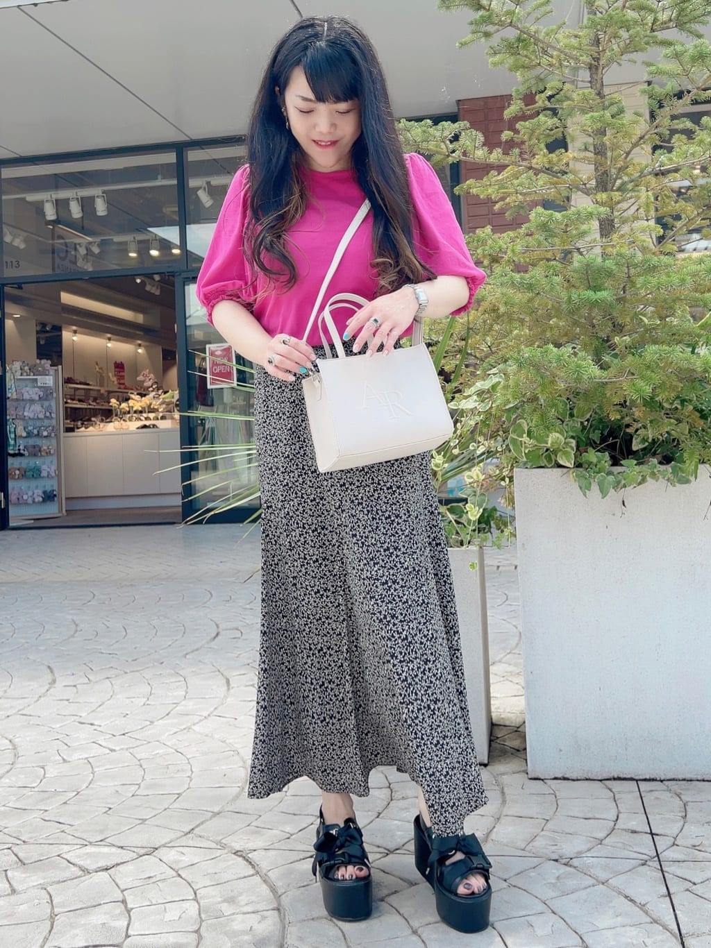 ESPERANZAの厚底レースアップサンダルを使ったコーディネートを紹介します。｜Rakuten Fashion(楽天ファッション／旧楽天ブランドアベニュー)3121265