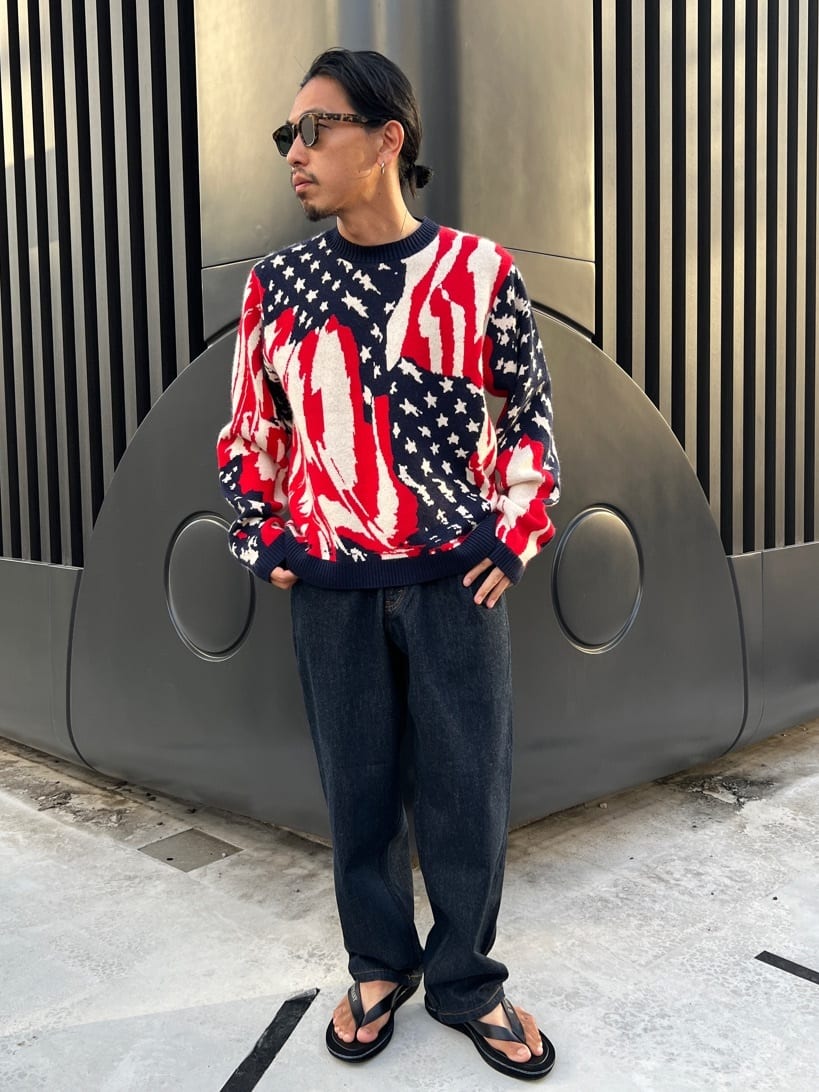 JOURNAL STANDARDの【MASU / エムエーエスユー】 MARBLE FLAG SWEATER