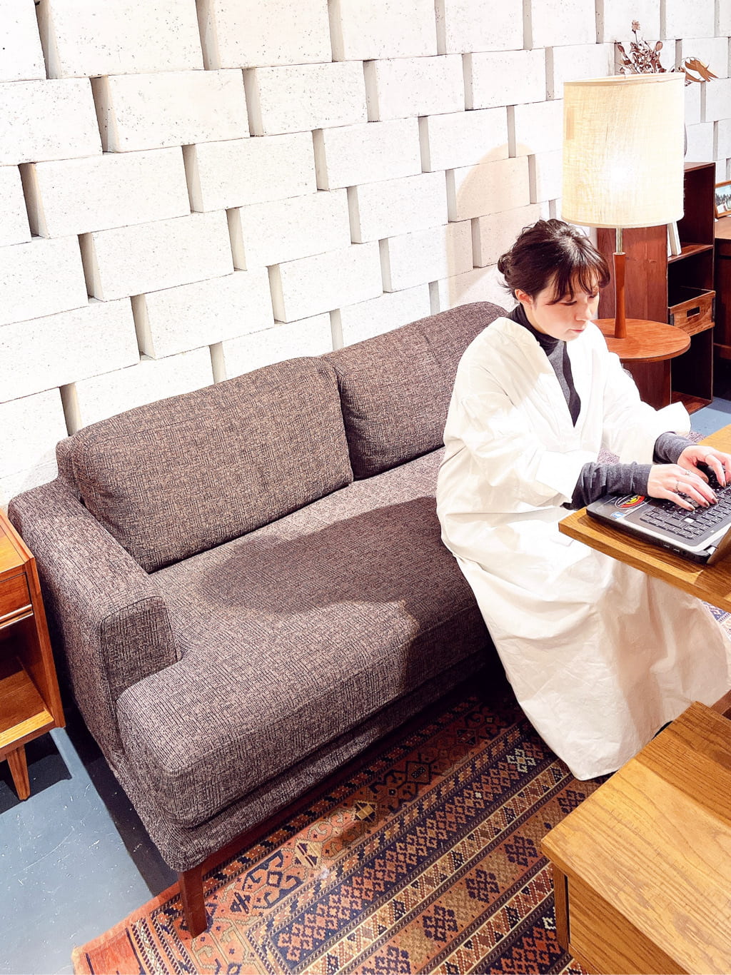 journal standard FurnitureのMONTECITO RUG 140x200 モンテシート ラグを使ったコーディネートを紹介します。｜Rakuten Fashion(楽天ファッション／旧楽天ブランドアベニュー)3140438