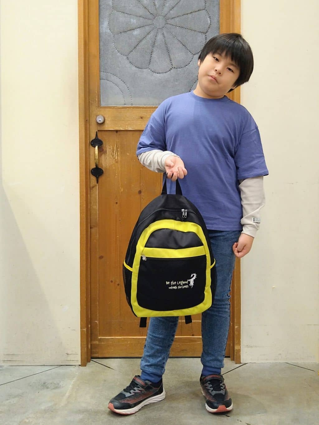 SHOO・LA・RUEの【110-140cm】袖ワッフルレイヤードロンTを使ったコーディネートを紹介します。｜Rakuten Fashion(楽天ファッション／旧楽天ブランドアベニュー)3144940