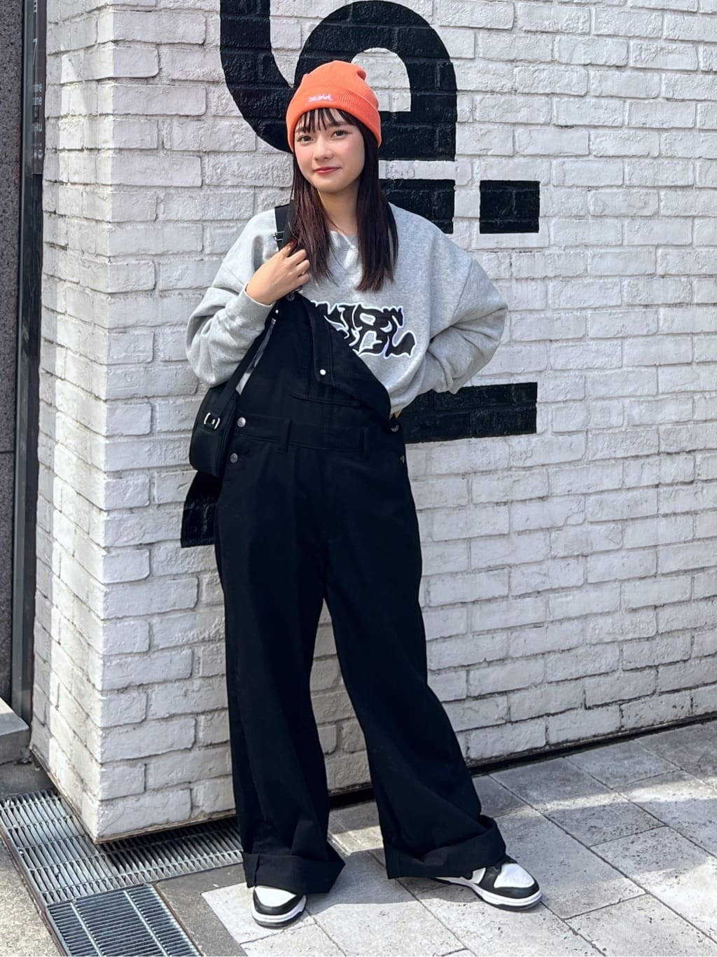 X-girlのLIGHTWEIGHT OVERALLS オーバーオール X-girlを使った