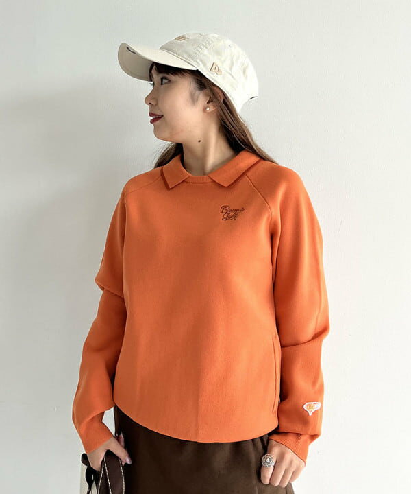 BEAMS GOLFのBEAMS GOLF ORANGE LABEL / 襟付き ニット プルオーバーを