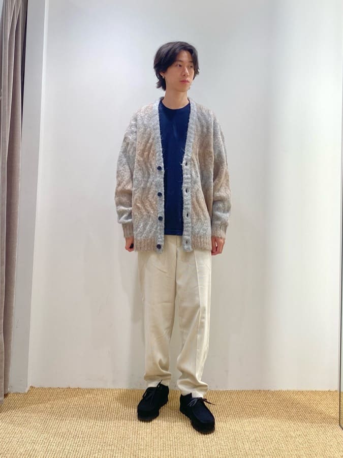UNITED ARROWS green label relaxingのアルパカ グラデーション