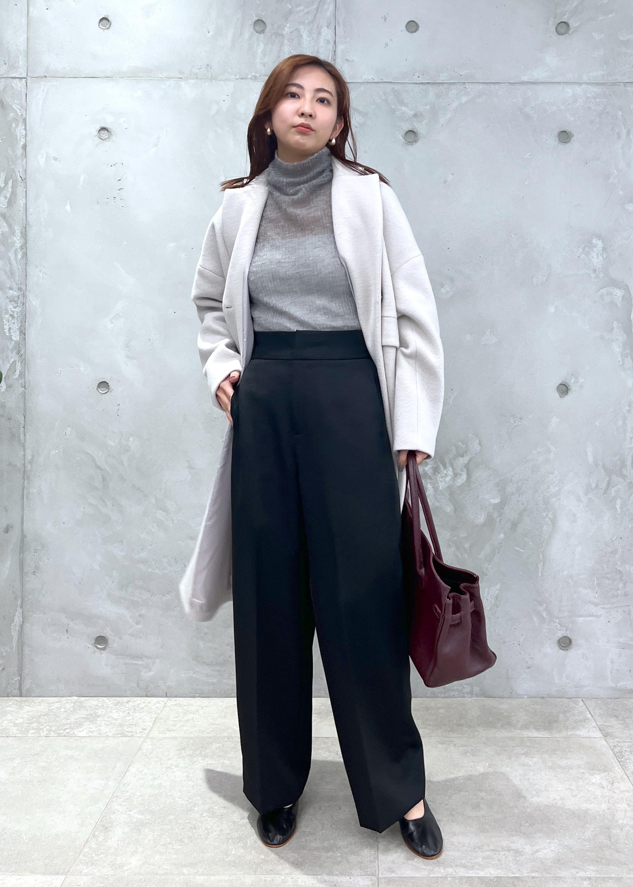 SALON adam et rope'のエコツイルスタイルアップワイドパンツ【洗える】を使ったコーディネートを紹介します。｜Rakuten Fashion(楽天ファッション／旧楽天ブランドアベニュー)3219004
