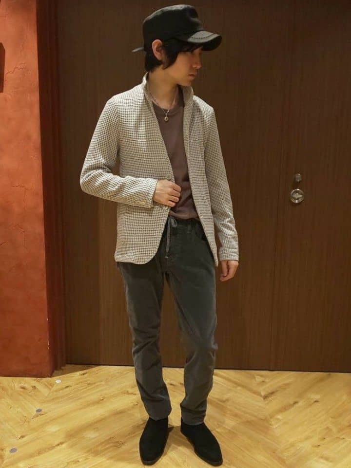 MEN'S BIGIのグレンチェック柄リンクスカットソーを使ったコーディネートを紹介します。｜Rakuten Fashion(楽天ファッション／旧楽天ブランドアベニュー)3160156