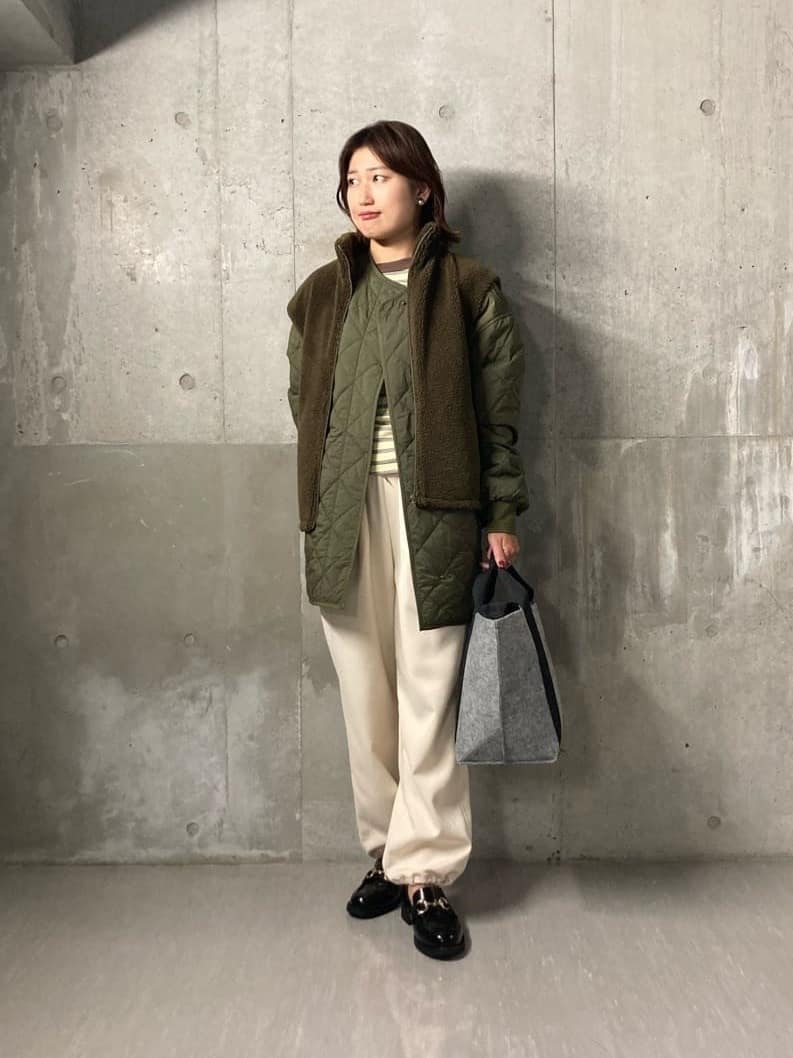 UNITED ARROWS green label relaxingのボアベスト セット キルティング