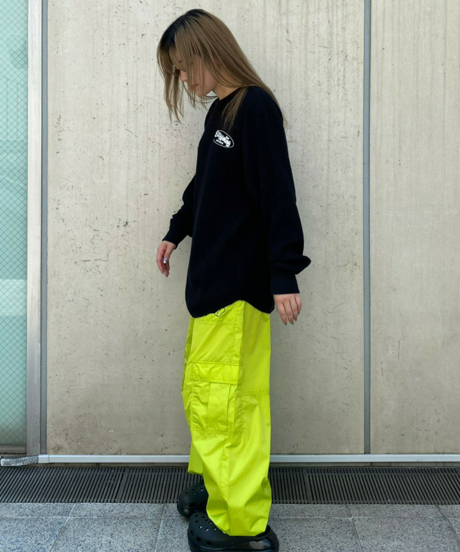 Candy StripperのEASY GOING WAFFLE L/S TEEを使ったコーディネートを紹介します。｜Rakuten Fashion(楽天ファッション／旧楽天ブランドアベニュー)3167062