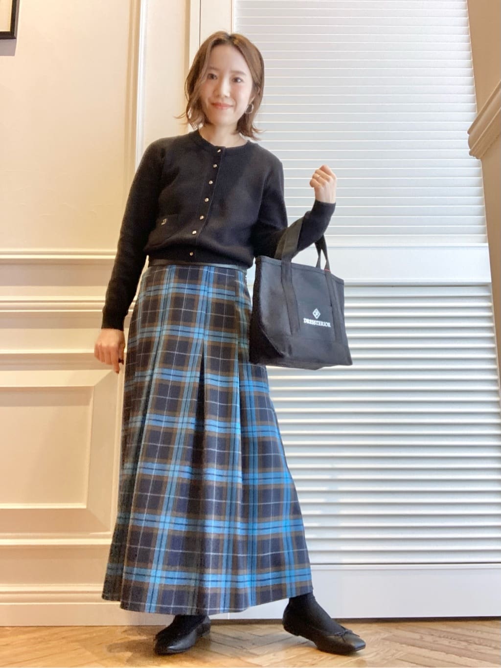 DRESSTERIORの【CLASSY.11月号掲載】ウォッシャブルコットンカシミヤ