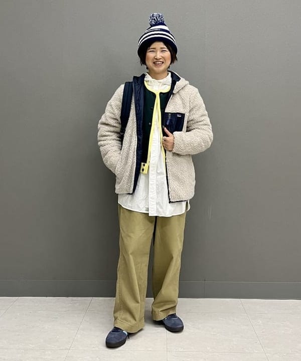 BEAMS WOMENのBEAMS BOY / 2トーン スウェット カーディガンを使った