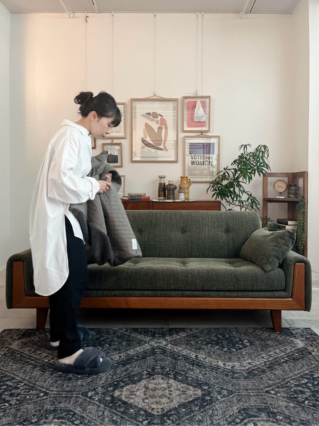 journal standard FurnitureのBRENTWOOD RUG 140x200 ブレントウッド ラグを使ったコーディネートを紹介します。｜Rakuten Fashion(楽天ファッション／旧楽天ブランドアベニュー)3185248