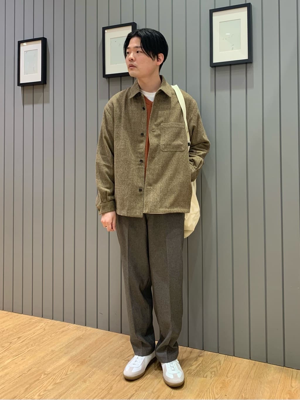 UNITED ARROWS green label relaxingのツイードライククロス CPO