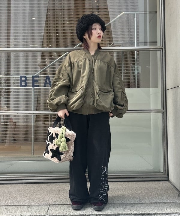 BEAMS WOMENのRay BEAMS / カーゴポケット ギャザー ブルゾンを使った