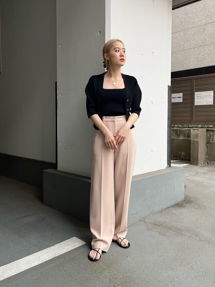 DOUBLE CLOTH TAPERED PANTS/パンツ-