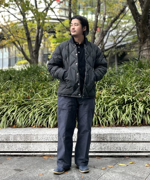 BEAMS MENのREMI RELIEF * BEAMS PLUS / 別注 Quilt Down Jacketを使っ