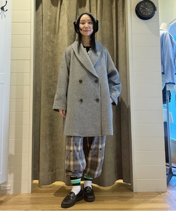 maturely / Wool Double Over Coat